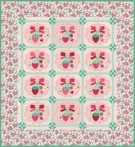 BERRY & SAGE STRAWBERRY CRUSH SEW ALONG QUILT KIT