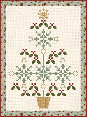 CHRISTMAS GREETINGS SPRUCE IT UP QUILT KIT