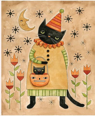 SPOOKY 35 1/2" X 43 1/2" CAT PANEL