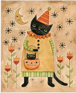 SPOOKY 35 1/2" X 43 1/2" CAT PANEL