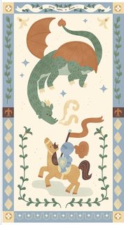 FARAWAY KINGDOM 23 1/2" X 43 1/2" ONCE UPON A TIME