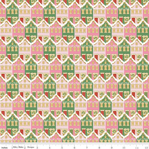 CLAUS & CO. CHRISTMAS HOUSES PINK