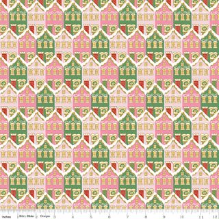 CLAUS & CO. CHRISTMAS HOUSES PINK