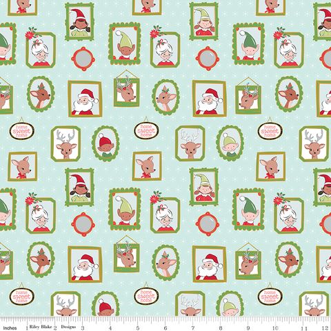 CLAUS & CO. WALLPAPER BLUE