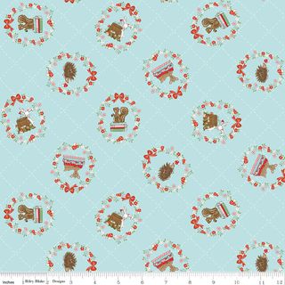 WHIMSICAL WOODLAND 107/108" WIDE BACK TOSSED ANIMA