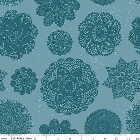 CORRESPONDENCE 107/108" WIDE BACK DOILIES CAPRI BL