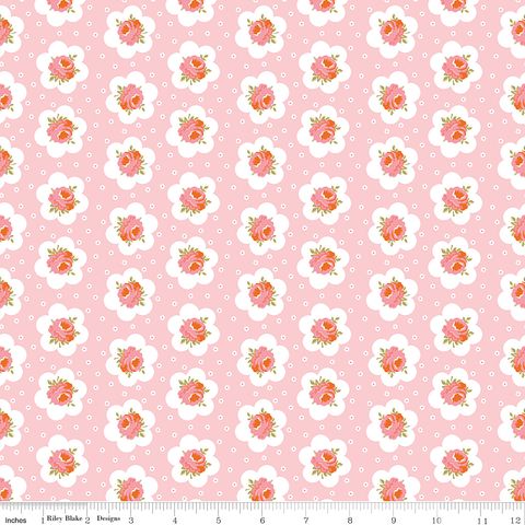 PEACH COBBLER TEA TIN ROSE PINK