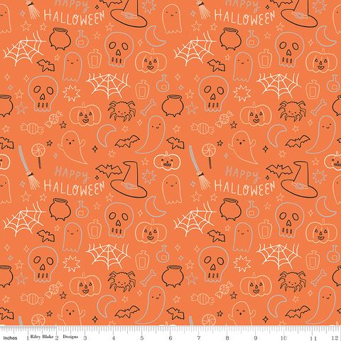 FRANK AND FRIENDS HALLOWEEN ICONS ORANGE