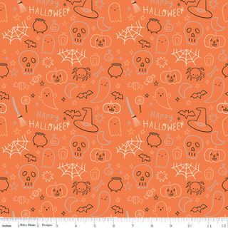 FRANK AND FRIENDS HALLOWEEN ICONS ORANGE