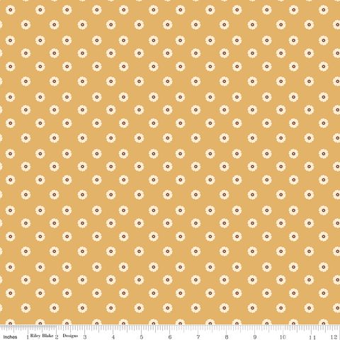 COWGIRL FLOWER DOTS YELLOW