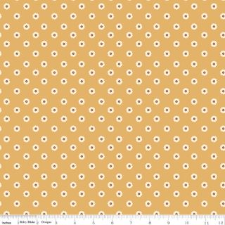COWGIRL FLOWER DOTS YELLOW