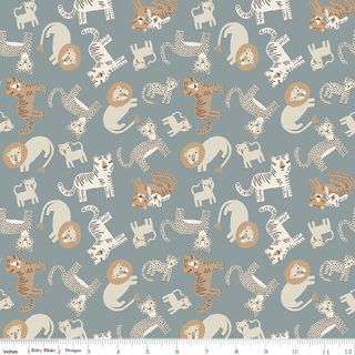 LEO & SAVANNAH ANIMAL TOSS BLUE