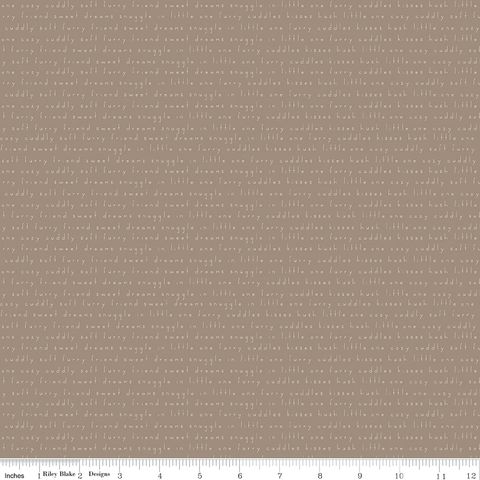 LEO & SAVANNAH TEXT TAUPE