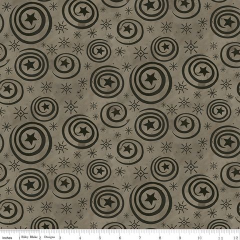 SPOOKY STARS AND SWIRLS TOMBSTONE