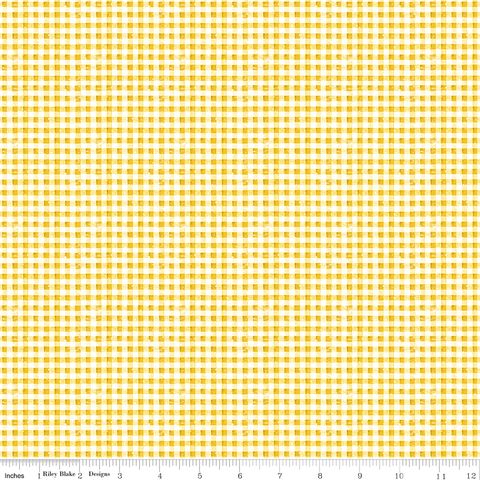 SCARY SCRAPS FADED GINGHAM YELLOW