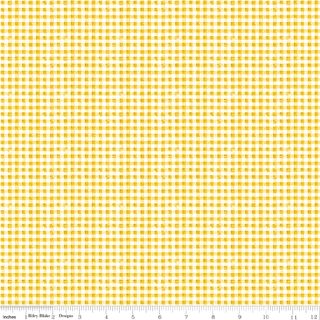 SCARY SCRAPS FADED GINGHAM YELLOW