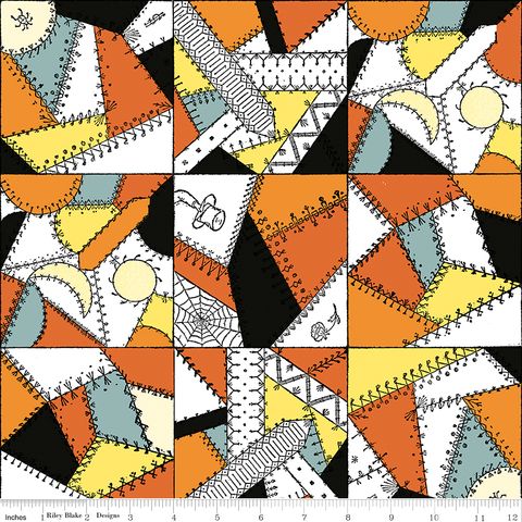 SCARY SCRAPS CRAZY PATCHWORK MULTI