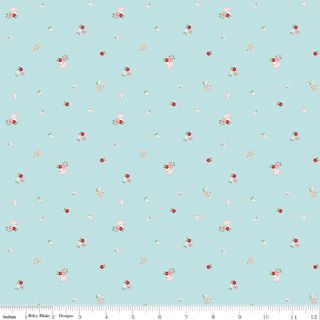 WHIMSICAL WOODLAND MUSHROOMS AQUA