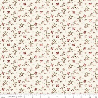 CHRISTMAS GREETINGS BERRIES CREAM