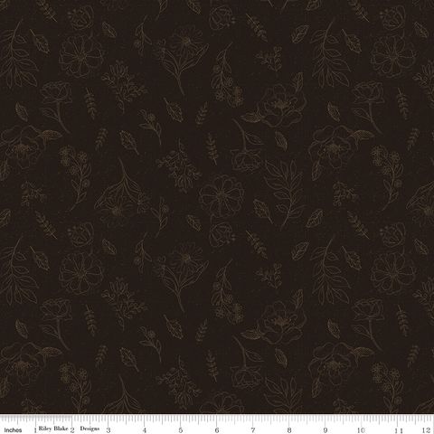 ORCHARD HOUSE SKETCH FLORAL BLACK