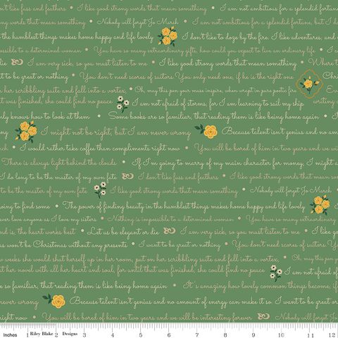 ORCHARD HOUSE TEXT GREEN