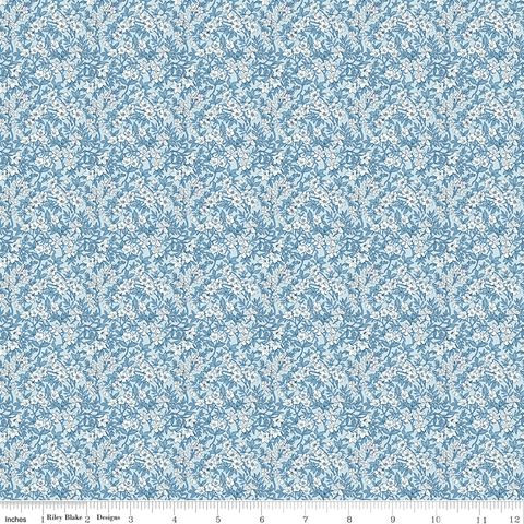 DAYBREAK ON THE PRAIRIE SPRING FLORAL BLUE