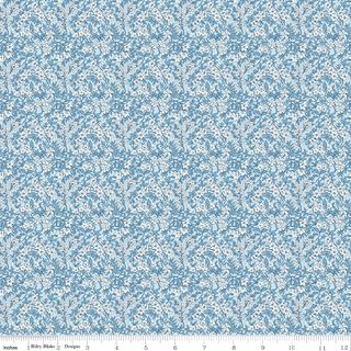 DAYBREAK ON THE PRAIRIE SPRING FLORAL BLUE