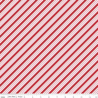CLAUS & CO. CANDY CANE STRIPES RED