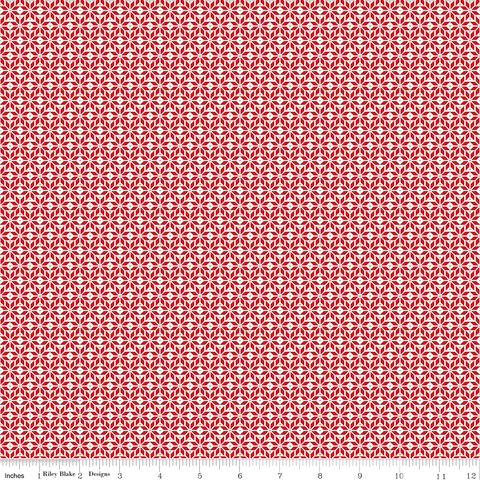 CLAUS & CO. STAR PATTERN RED