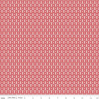 CLAUS & CO. STAR PATTERN RED