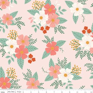 FLANNEL MEADOW MOMENTS FLORAL PINK