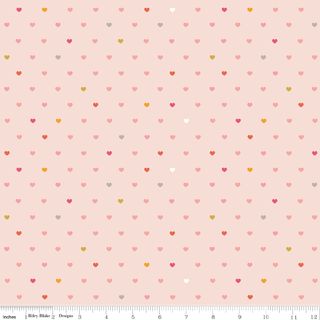 FLANNEL MEADOW SERENDIPITY 2 HEARTS BLUSH