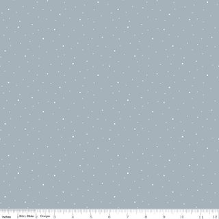 FLANNEL DAPPLE DOT SILVER