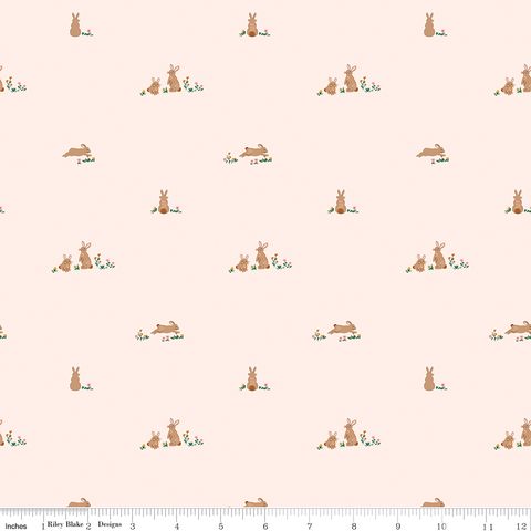 FLANNEL SWEET COTTON TALES FLOPSY FIELDS BLUSH