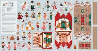 NUTCRACKER TRADITION 36 1/2" X 69 1/2" FELT PANEL