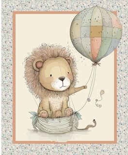 COT PANELS LION