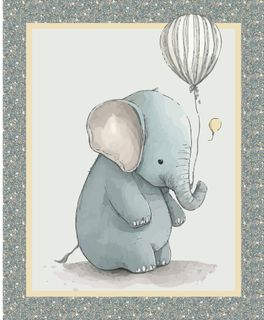 COT PANELS ELEPHANT