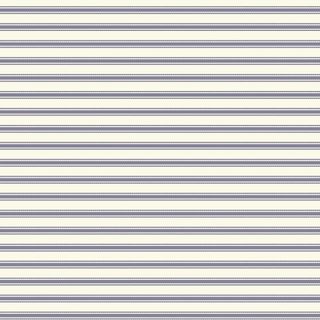TICKING STRIPE BLUE NATURAL