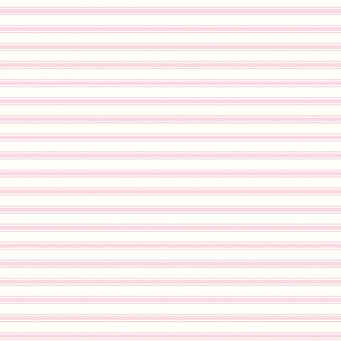 TICKING STRIPE PINK CREAM