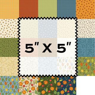 HARVEST HOME 5" CHARM SQ
