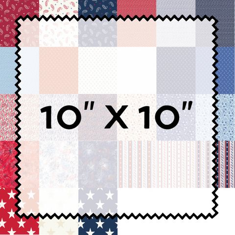 AMERICANA 10" CHARM SQ