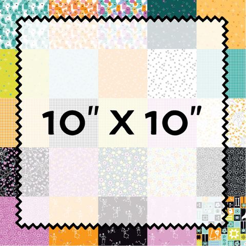 GHOSTLY GARDEN 10" CHARM SQ