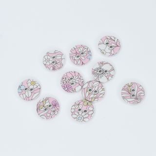LIBERTY BUTTON 16MM JUNE'S MEADOW H-CC