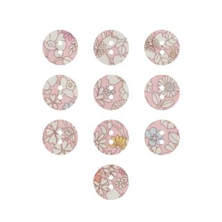 LIBERTY BUTTON 16MM JUNE'S MEADOW H-CC