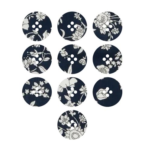 LIBERTY BUTTON 22MM SUMMER BLOOMS A