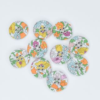 LIBERTY BUTTON 22MM POPPY FOREST A
