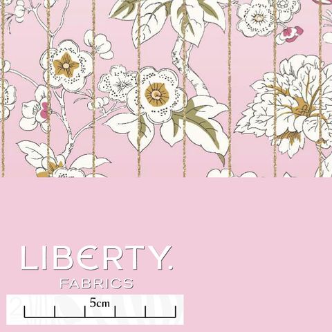 CLASSIC METALLIC CEREMONY BLOOMS STRIPE