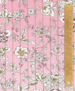 CLASSIC METALLIC CEREMONY BLOOMS STRIPE