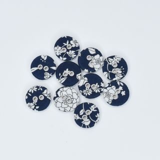 LIBERTY BUTTON 16MM SUMMER BLOOMS A