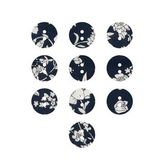 LIBERTY BUTTON 16MM SUMMER BLOOMS A